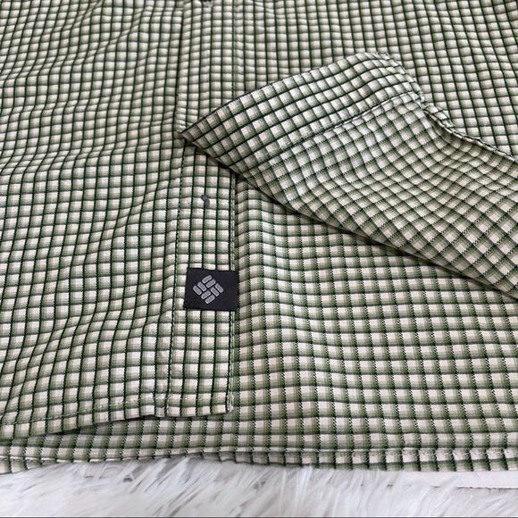 Columbia 100% Cotton Check Pattern Button Down Shirt Long Sleeve Pocket Men XXL - Picture 5 of 15